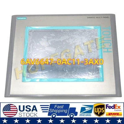 New Siemens 6AV6647-0AC11-3AX0 SIMATIC HMI KTP600 6" Panel 6AV6 647-0AC11-3AX0 - Image 1 of 4