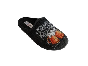 Tanahlot Zapatilla De Lana Beer Happy Hombre Antracita - Imagen 1 de 1