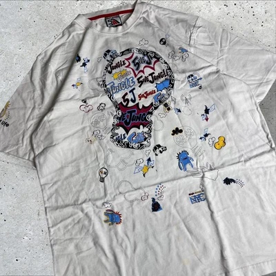 Camiseta 5ive Jungle Logo deletreada NYC Wok of Life personajes de dibujos animados talla 2XL Foto 1 de 4