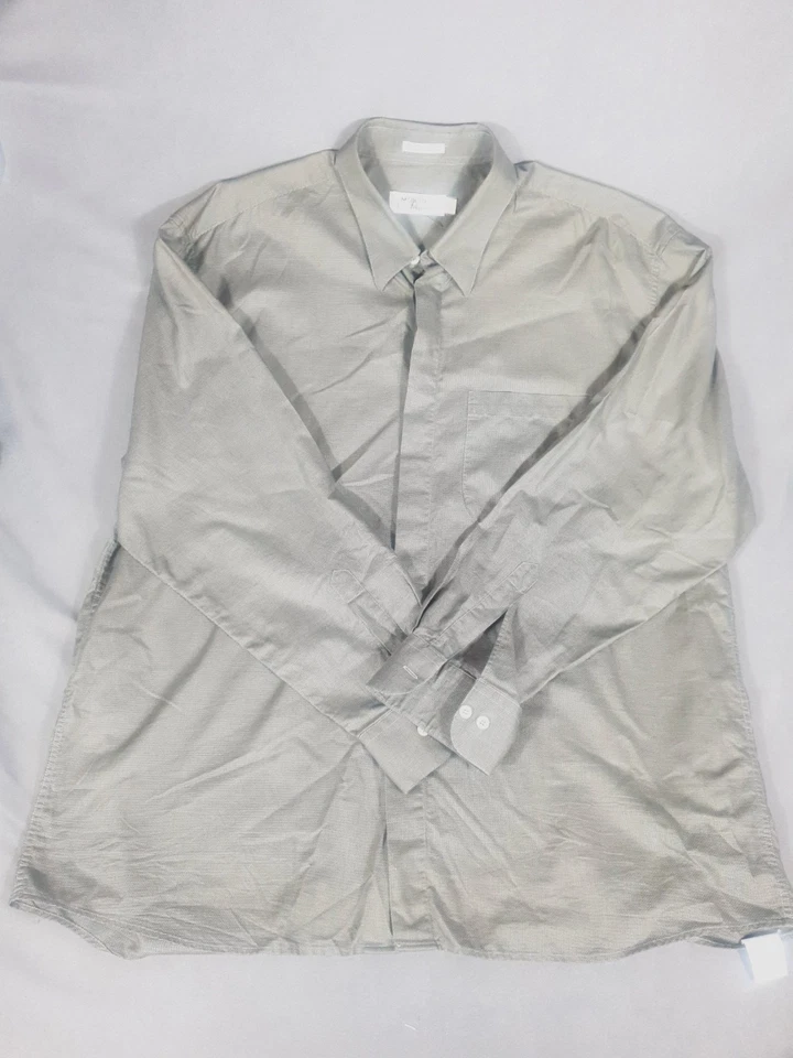 Camisa Mondo Di Marco Para Hombre 17.5 44 Verde Caqui 2XL De Colección Italia Años 80 90 Diseñador Foto 1 de 4