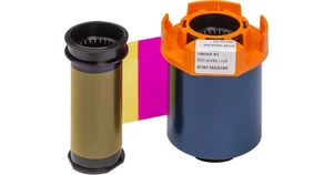 Evolis RT5F102A100 YMCK-K RT Color Ribbon 600 prints / roll - Picture 1 of 4