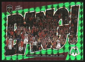 2021-22 Panini Mosaic Bang Mosaic Green #12 LeBron James - NM-MT - Picture 1 of 2