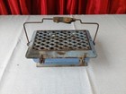 Antique French Cast Iron Enamelled Foot/Bed Warmer