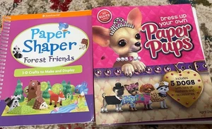 Posten 2 Papierbastelbücher Klutz Papierwelpen & American Girl Papier Waldfreunde - Bild 1 von 3