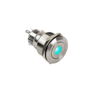 5x DimasTech Vandalismustaster 22mm, Silverline Dot - RGB - Bild 1 von 3