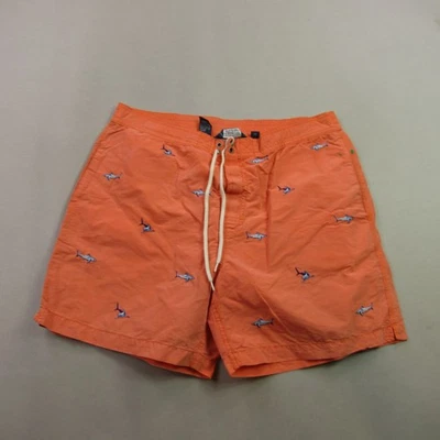 Polo Ralph Lauren Pantalones Cortos Para Hombres Tabla Grande Traje de Baño Nadar Naranja Ligero Foto 1 de 4
