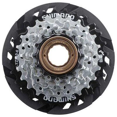SHIMANO Tourney MF-TZ510 Silver/Black Freewheels 6/7-Speed 14-28T, 14-34T - Image 1 of 2