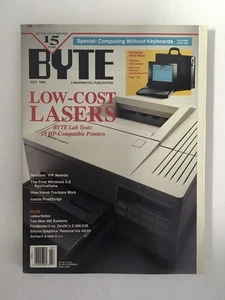 BYTE Magazine JUL 1990 Vol. 15 No. 7 Back Issue COMPUTER Magazine - VIP Awards - Picture 1 of 4