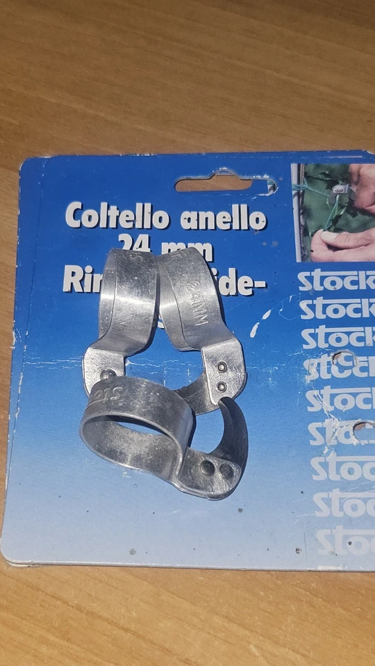 25050 Stocker Coltello ad Anello in alluminio diametro Mm. 24 Art. 2056
