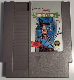 Castlevania II Simon's Quest (Nintendo NES, 1988) Untested