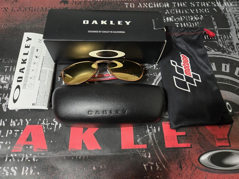Raro Oakley MotoGP Valencia Diecutter Bronce Satinado / Prizm Oro Rosa OO4137-1055 Foto 1 de 4