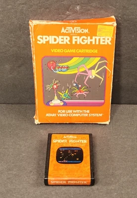 Spider Fighter (Atari 2600, 1983) com caixa original, testado e frete grátis - Imagem 1 de 4