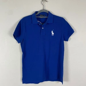 Polo Ralph Lauren The Skinny Poloshirt Herren Large Blau Segelboot Logo Duft - Bild 1 von 9
