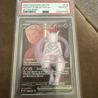 Team Rocket's Mewtwo ex 213/182 Sv10: Destined Rivals Holo - Image 1 of 2