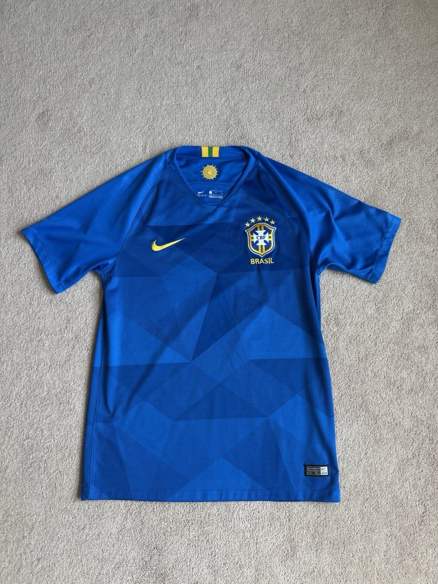 Camiseta Retro Azul Brasil 2018 