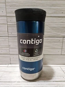 Contigo Huron Travel Mug Snapseal Auslaufsicherer Deckel 16 Unzen Blaubeere - Bild 1 von 5