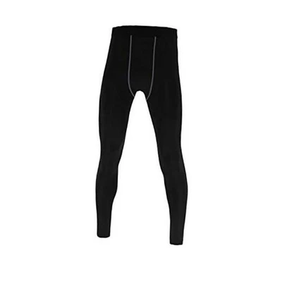  Youth Boys Compression Leggings Athletic Pants Base Layer Football 14 Black - Image 1 of 4