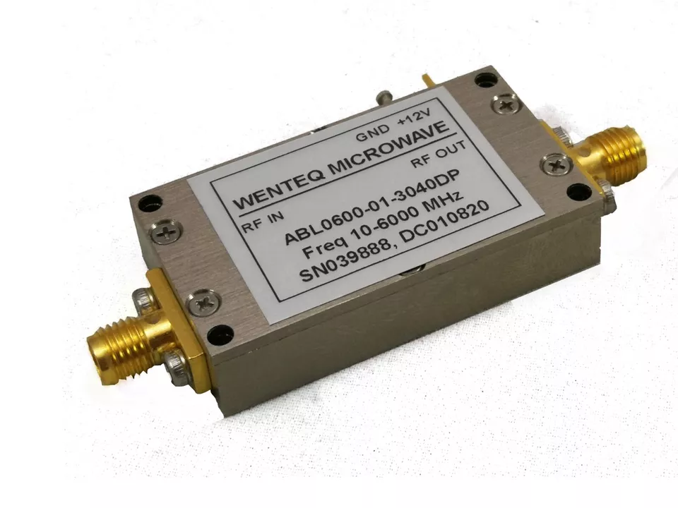 10MHz to 6GHz Low Noise RF Amplifier with input protection ABL0600-01-3040DP - Image 1 of 1