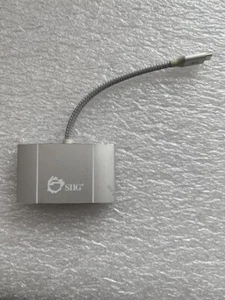 SIIG USB 3.1 Type-C Hub HDMI 3 x USB 3.1 & PD Charging 4K Ready JU-H30612-S1 - Picture 1 of 6