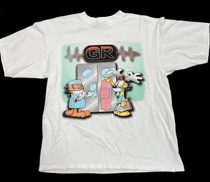 Camiseta Divertida Promocional Garfield & Odie “GR” ER De Colección Años 90 Rara Talla XL - Imagen 1 de 6
