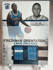 Craig Brackins 2010-11 Panini Rookies & Stars Freshman Orientation Dual Jersey /