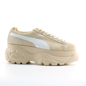 puma beige platform sneakers