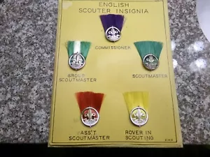 English Scout Leader Hat Brushes, Probably from 1967 World Jamboree SX - Picture 1 of 4
