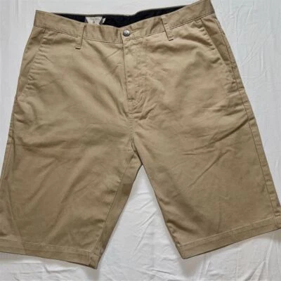 Volcom Men's Beige Chino Shorts Size M Casual Summer Wear surf - Image 1 of 4