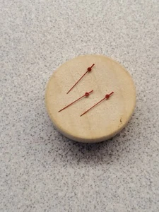 3 Vintage Bestfit Loch 0,20 rote Center Sweep Hände - Bild 1 von 5