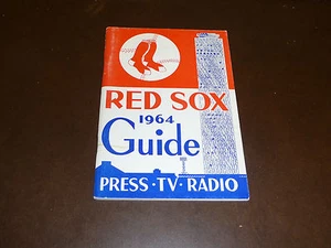 Boston Red Sox 1964 Media Guide Ex Plus - Imagen 1 de 1