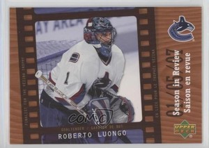 2007-08 Upper Deck McDonald's Season in Review Roberto Luongo #SR5 HOF