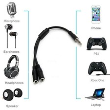 spina USB per presa jack TRS 2X 3,5 mm Scheda audio USB per cuffie  altoparlanti