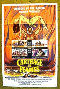 Cartago en llamas 1960 Aventura con Pierre Brasseur, Anne Heywood - Imagen 1 de 1