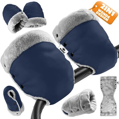 RETOURE Handwärmer Kinderwagen Handschuhe Handmuff Kinderwagenmuff - Bild 1 von 4