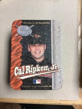 1995 Metallic Impressions Iron Oriole Cal Ripken Jr. 5 Metal Card Set