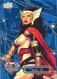  2016 Upper Deck Marvel Gems Sapphire Parallel 4 Lady Sif from Thor! 20/25 RARE! - Picture 1 of 1