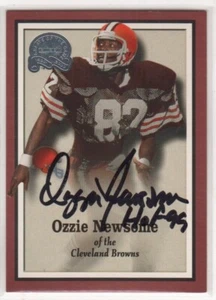 2000 Tarjeta de fútbol americano Fleer Ozzie Newsome Greats of the Game autógrafo firmado #5 - Imagen 1 de 2