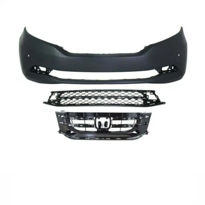 Juego de 3 kit de cubierta de parachoques delantero para modelo Honda Odyssey Touring 2014-2017 Foto 1 de 4