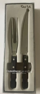 Crate and Barrel Robert Welch Bistro Tranchierset - Messer & Gabel - NEU - NEU IM KARTON - NEU - Bild 1 von 2