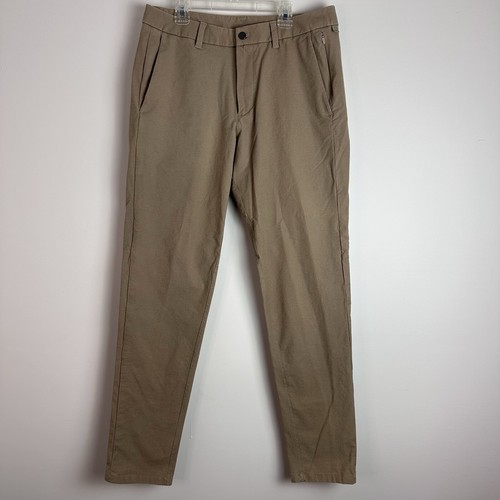 Lululemon ABC Commission Pants Mens 32x31 Sand Slim Earth Dye Stretch