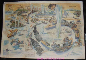 AFF3003 - AFFICHETTE ANTI-GAULLISTE LES COMBATS DE DAKAR 1941 - Imagen 1 de 7