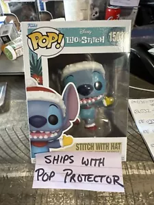 Funko Pop - Disney - Stitch With Babbo Natale Hat #1503 - con protezione Pop in omaggio - Foto 1 di 1