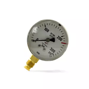 MADE IN EUROPE - High Pressure Gauge - 0-315 BAR for Welding Gas Regulators - Picture 1 of 8