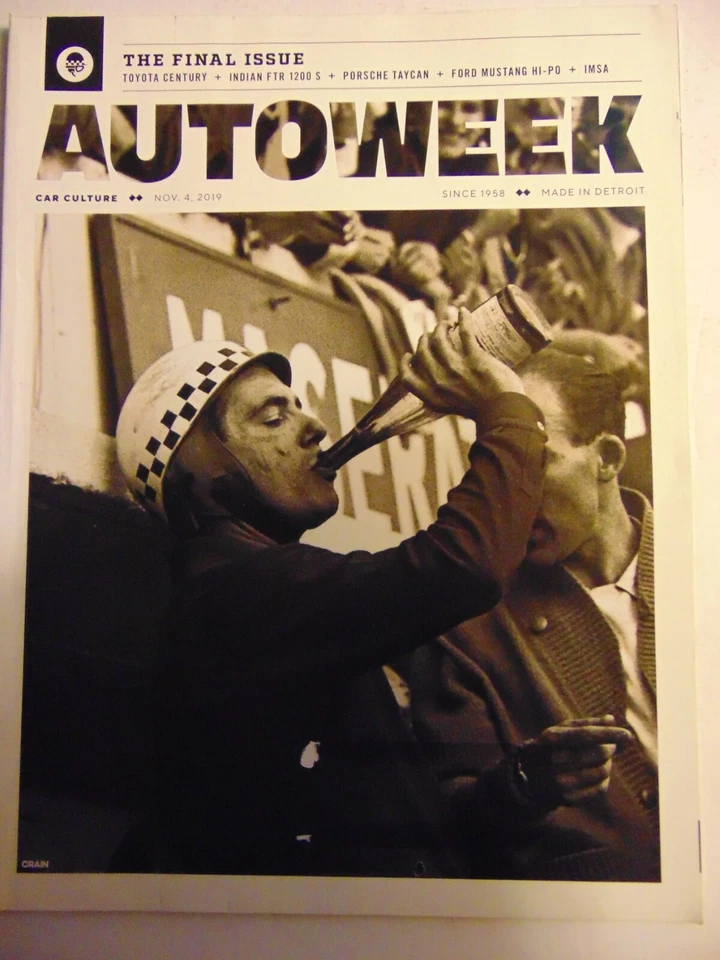 AUTOWEEK Magazine Nov 4 2019 TOYOTA CENTURY  - Image 1 of 1