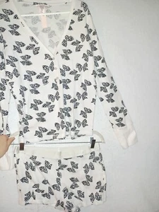 Victoria Secret Conjunto de Pijama Térmico Henley Boxer Corto Mujer Manga Larga S M L 2X - Imagen 1 de 15