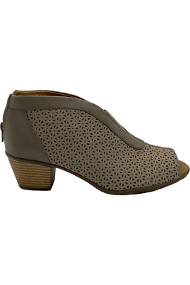 Botines Earth Origins Nubuck Peep-Toe Carden Granito Foto 1 de 4