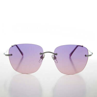 Gafas de sol para mujer sin montura color océano - elegantes Foto 1 de 2