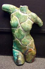 David Parvin"Crujido"Nude HAND SIGNED Life Casting Sculpture Torso Make an Offer