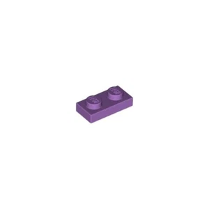 Lego - Medium Lavender 1x2 - Plate - Picture 1 of 1