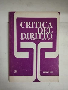 1984 06 CRITICA DEL DIRITTO GIUGNO 1984 ANNO X N.33 - Picture 1 of 5